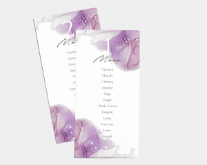 Purple Ink - Set de tarjetas - Seating plan 1 - 10