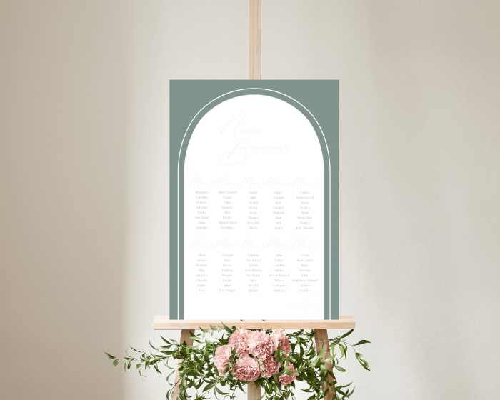 Grace - Poster - Seating plan 50x70 cm (vertical)