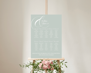 Amore - Poster - Seating plan 50x70 cm (vertical)