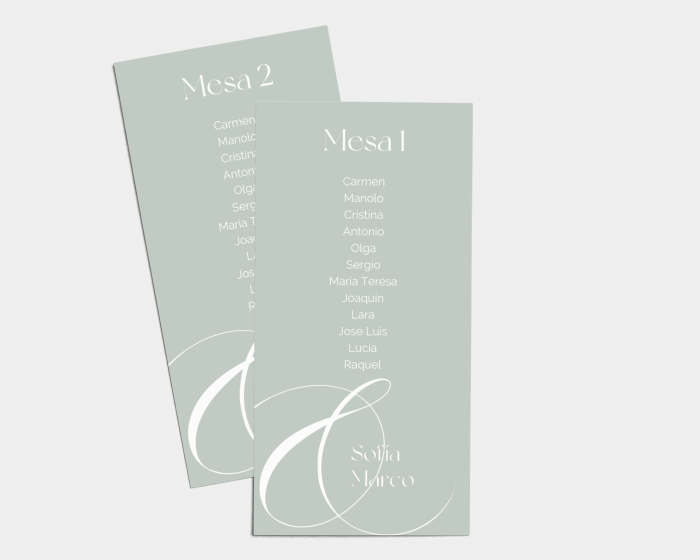 Amore - Set de tarjetas - Seating plan 1 - 10