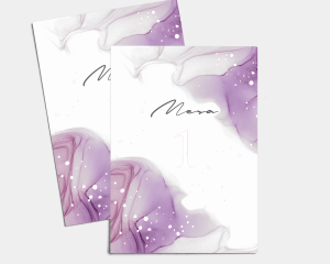 Purple Ink - Set de meseros Nr. 1 - 10