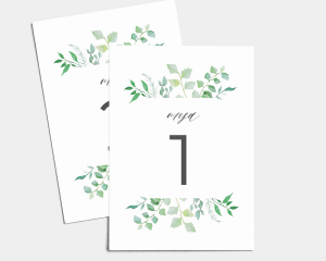 Leafy Ampersand - Set de meseros Nr. 1 - 10