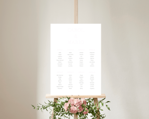 Trend - Poster - Seating plan 50x70 cm (vertical)