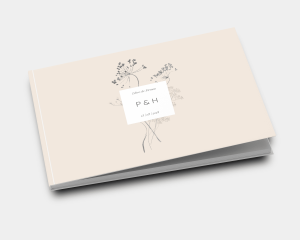 Floral Cube - Libro de firmas