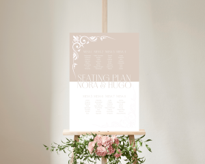 Beauty - Poster - Seating plan 50x70 cm (vertical)