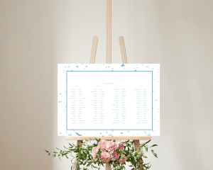Beautiful Confetti - Poster - Seating plan 70x50 cm (horizontal)