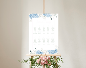 Hortense - Poster - Seating plan 50x70 cm (vertical)