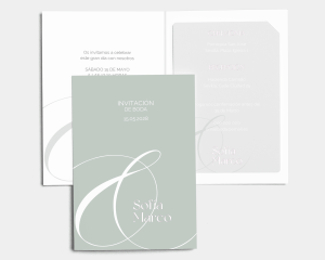 Amore - Invitación de boda con inserto